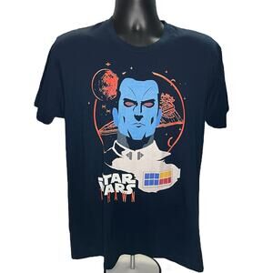 Star Wars Grand Admiral Thrawn T-Shirt Men’s Size Large | | Navy Blue Next Level